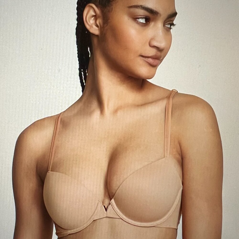 Victoria's Secret, LOVE CLOUD Smooth Lightly Lined Demi Bra In Praline, 38C, EUC